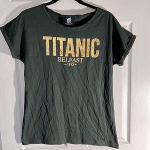 Titanic Belfast 1912 Green T-Shirt Large